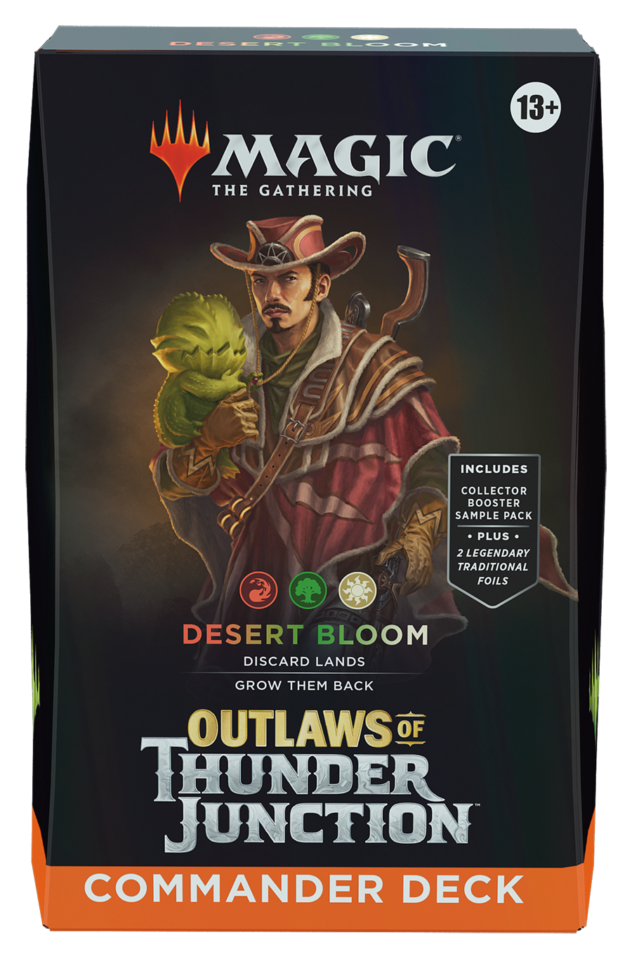 MTG OUTLAWS OF THUNDER JUNCTION COMMANDER DECK DESERT BLOOM