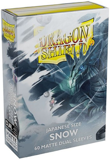 DRAGON SHIELD SLEEVES DUAL JAPANESE MATTE SNOW