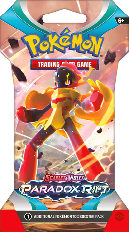 Sleeved Pokemon Scarlet & Violet Paradox Rift Blister Pack