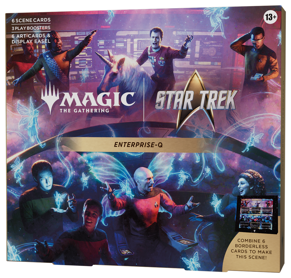 MTG STAR TREK SCENE BOX Enterprise-Q