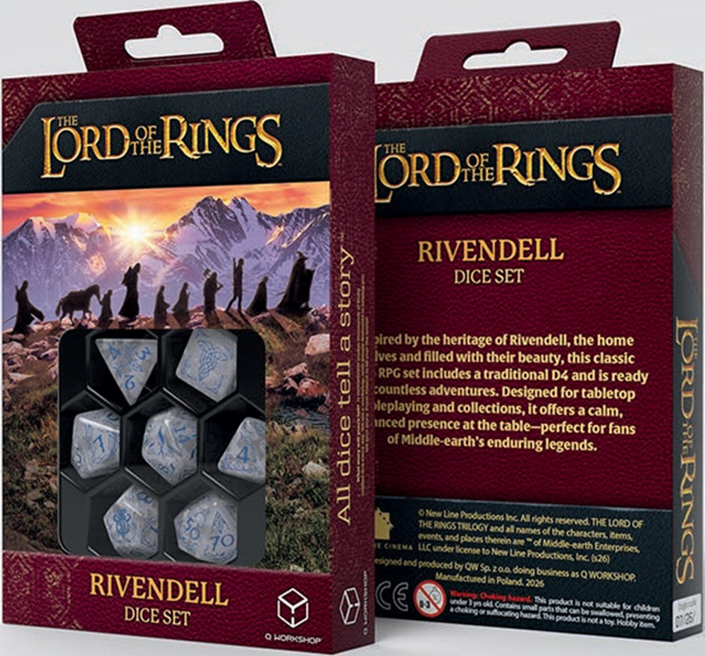 LORD OF THE RINGS RIVENDELL DICE SET  [2026-07-22]