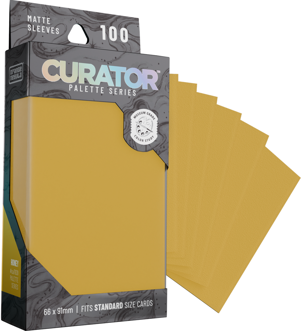 CURATOR SLEEVES PALETTE SERIES: HONEY 100CT