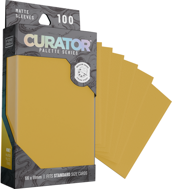 CURATOR SLEEVES PALETTE SERIES: HONEY 100CT