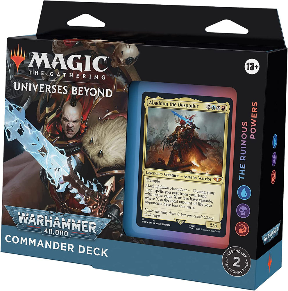MTG Universes Beyond: Warhammer 40K Commander The Ruinous Powers
