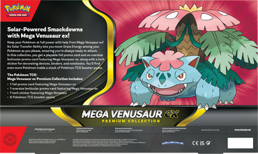 2025 Pokemon Mega Venusaur EX Premium Collection