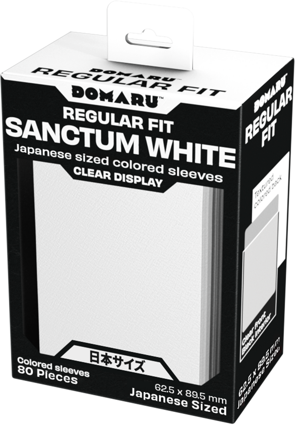 GATHERERS TAVERN DOMARU REGULAR FIT JAPANESE SIZE SLEEVES - SANCTUM WHITE 80CT