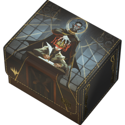 UG DECK CASE SIDEWINDER 100+ XENOSKIN MTG SECRETS OF STRIXHAVEN - BLACK MYTHIC (ALT ART)