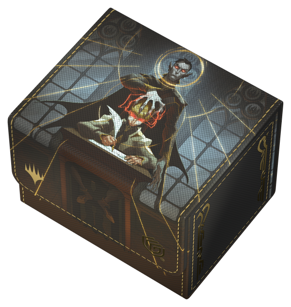 UG DECK CASE SIDEWINDER 100+ XENOSKIN MTG SECRETS OF STRIXHAVEN - BLACK MYTHIC (ALT ART)